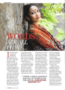 Sharanya Manivannan Femina 1